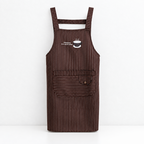 CouldNook Floral Kitchen Apron - Compact Textured Silhouette Kitchen Wear