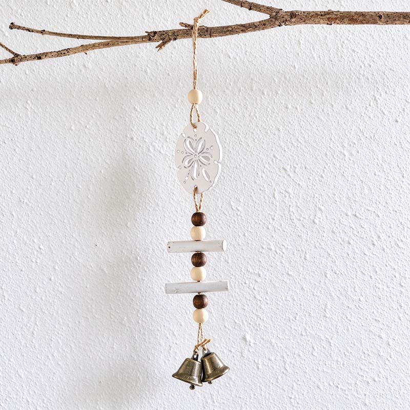 CouldNook Coastal Bell Hanging - Beads and Cutouts