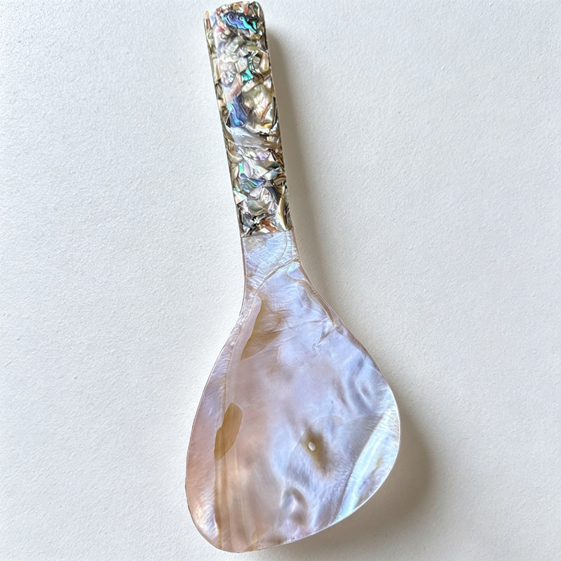 CouldNook Large Shell Serving Spoon - Mosaic Handle Finish