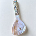 CouldNook Large Shell Serving Spoon - Mosaic Handle Finish