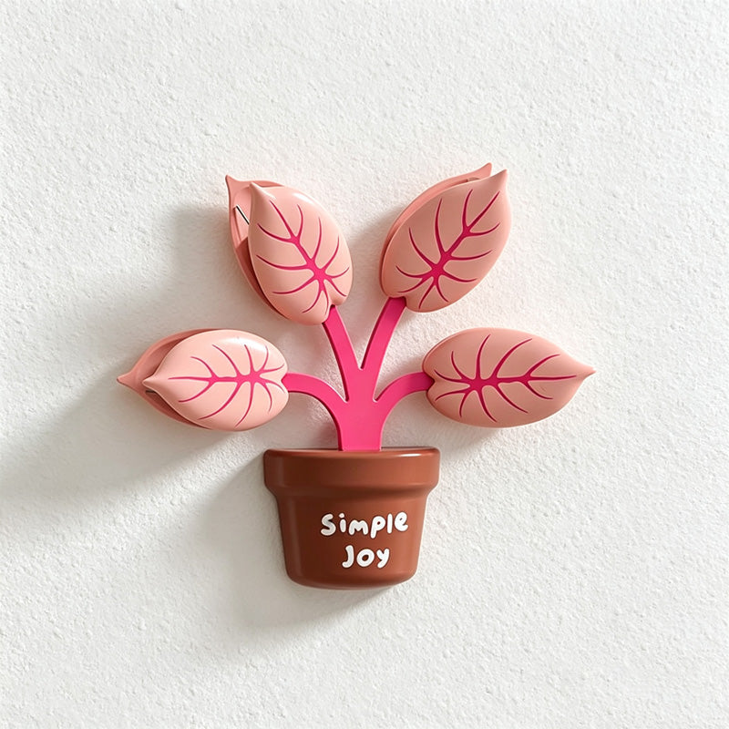 CouldNook Potted Leaf Magnetic Bag Clip - Two Color Designs