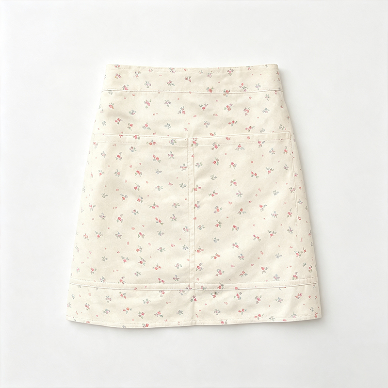 CouldNook Tiny Floral Waist Apron - Quiet Curved Coverage