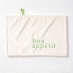 CouldNook Embroidered Letter Hand Towel - Textured Surface And Hanging Loop