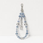CouldNook Clear Moon and Star Beaded Phone Charm
