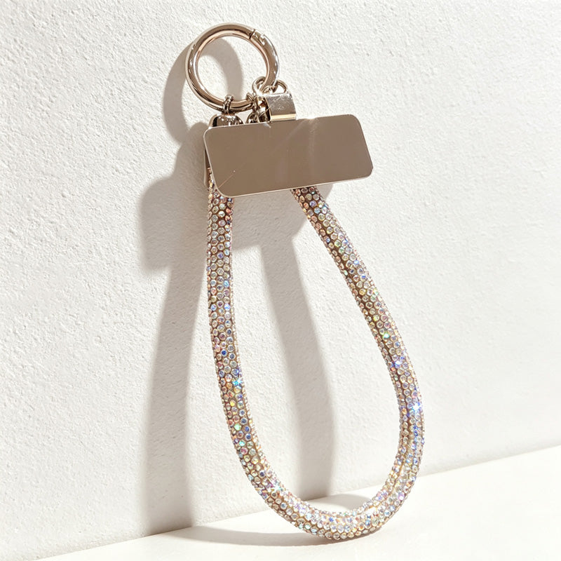 CouldNook Rhinestones Set Crossbody Phone Strap with Wide Stone-Set Line