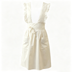 CouldNook Ruffle Strap Apron - Simple Full Kitchen Coverage