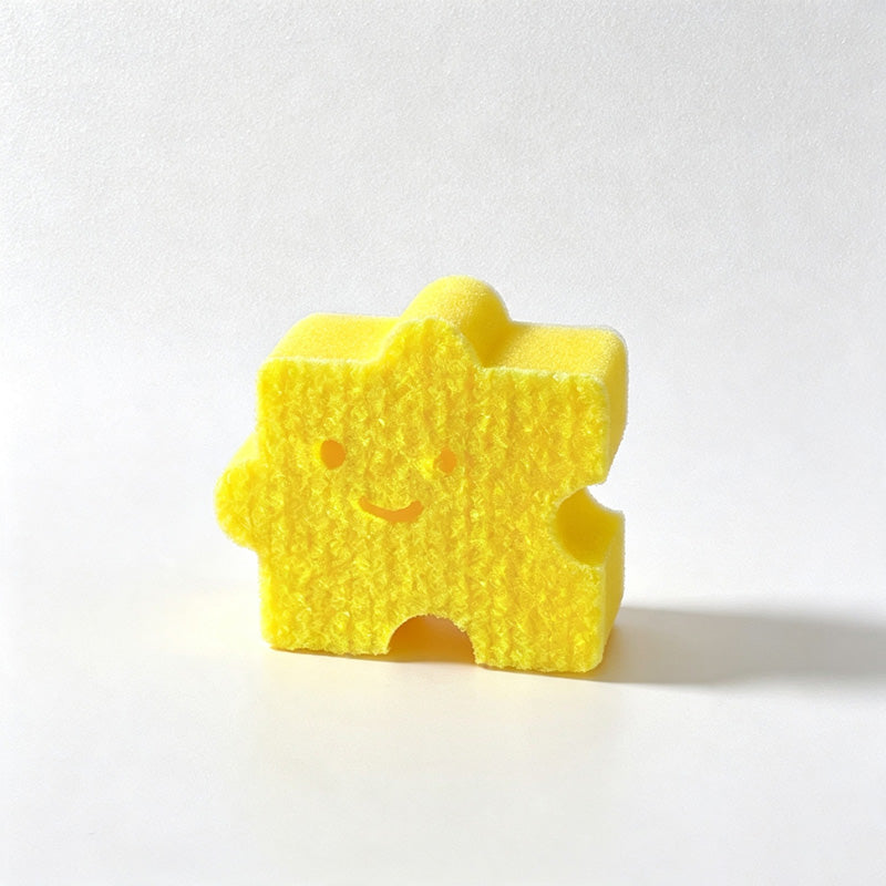 CouldNook  Puzzle‑Shaped Cleaning Sponge‑Bathroom Mirror Wiper
