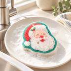 Compressed Christmas Dishwashing Sponges That Expand When Wet