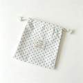 CouldNook Polka Dot Drawstring Organizer Bag - Light Household Accent