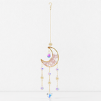 CouldNook Gemstone Moon Suncatcher Ornament - Cascading Star Drops
