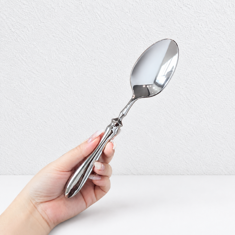 CouldNook Ornate Handle Flatware - Twisted Polished Collection Accent