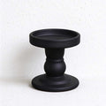 CouldNook Glass Pedestal Candle Holder - Tiered Stem And Separate Candle Options