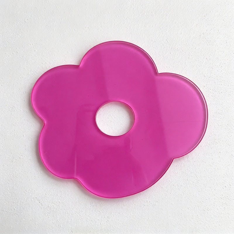 CouldNook Flower Coaster - Translucent Acrylic Petals and Open Round Center