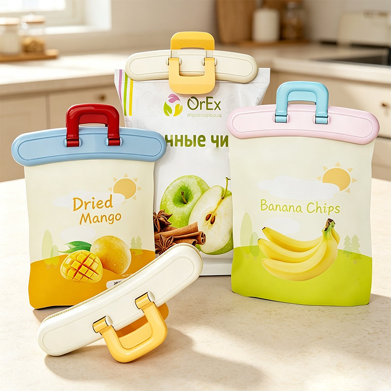 CouldNook Color Block Bag Sealing Clip - Pantry Storage Accent