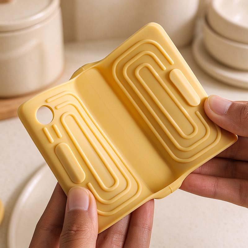 CouldNook Pot Handle Grip - Folded Silicone Shape and Inner Grooves