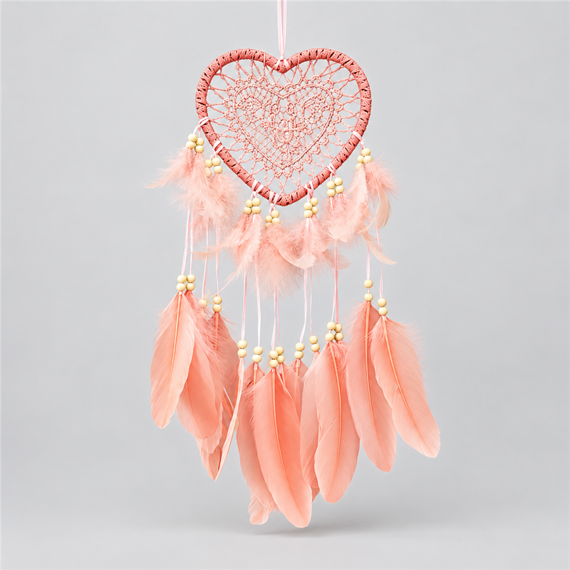 CouldNook Heart Dreamcatcher - Lace Feather Lighted Wall Hanging Decor