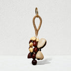 CouldNook Natural Seed Shell Hanging Charm - Braided Loop