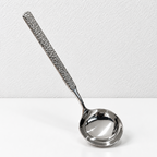 CouldNook Stainless Steel Serving Spoon - Crackle Texture Handle