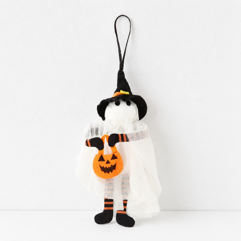 CouldNook Halloween Fabric Doll Ornament - Costume Details and Hanging Loop