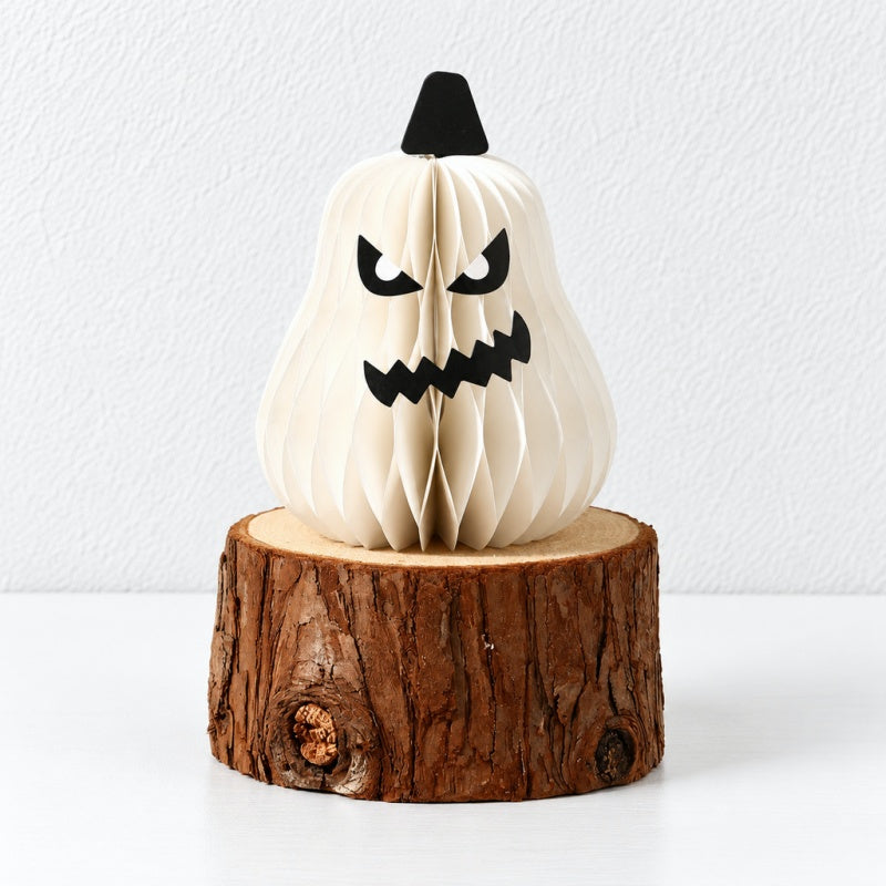 CouldNook Halloween Honeycomb Decoration - Folded Paper Pumpkins And Ghosts