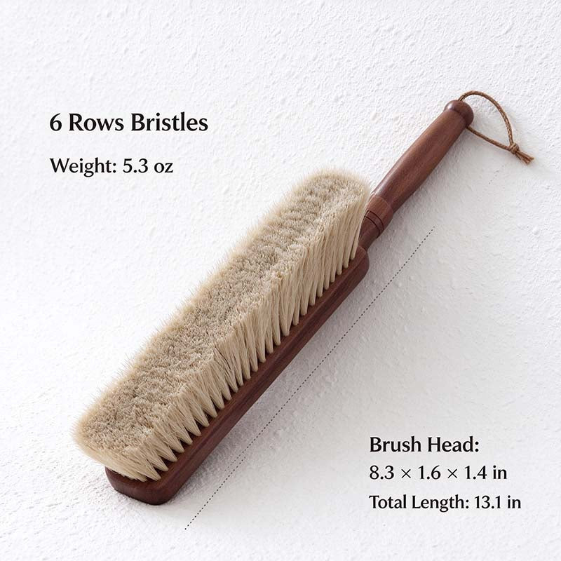 CouldNook Bed Dusting Brush - Six Row Beech Handle