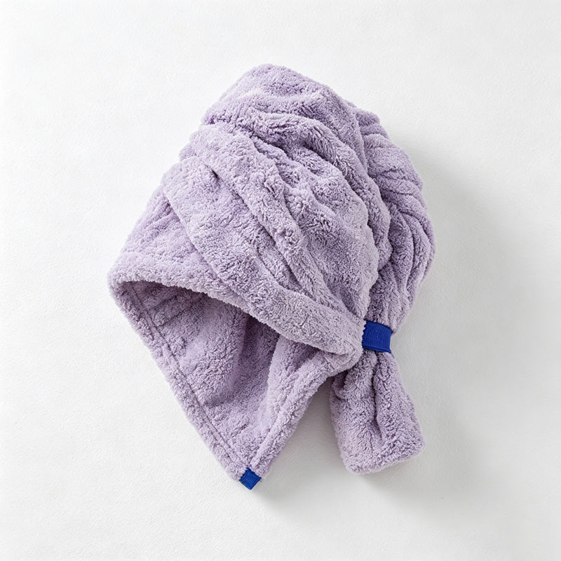 CouldNook Thick Hair Towel Wrap - Long Hooded Drying Cap