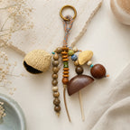 CouldNook Seed-Look Cluster Bag Charm - Loop Clasp Attachment