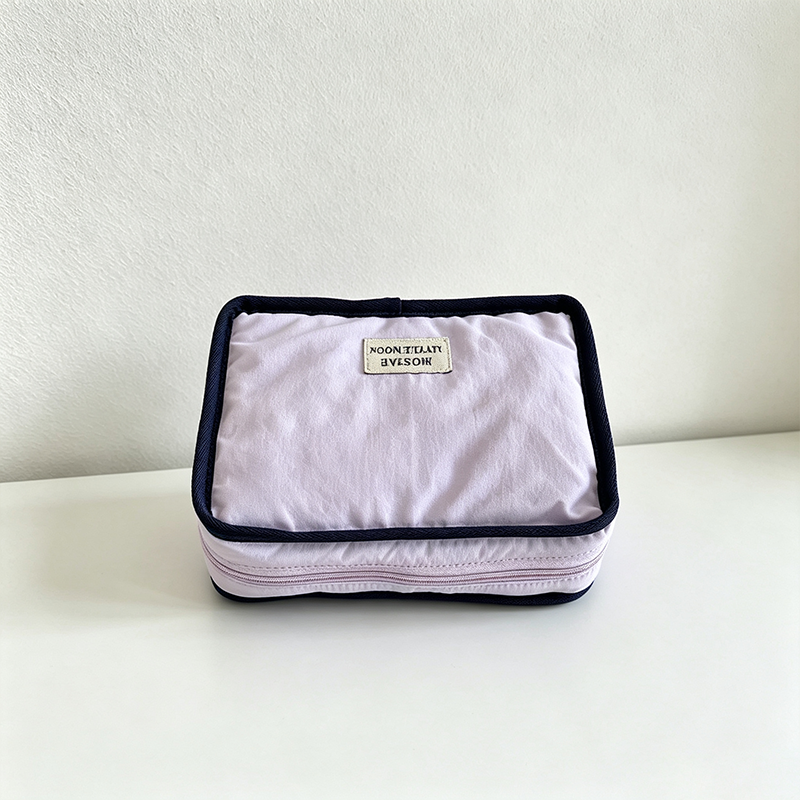 CouldNook Color Block Cosmetic Bag - Vanity Storage Accent
