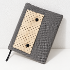 CouldNook Fabric Notebook Cover - Snap Pen Pocket Panel