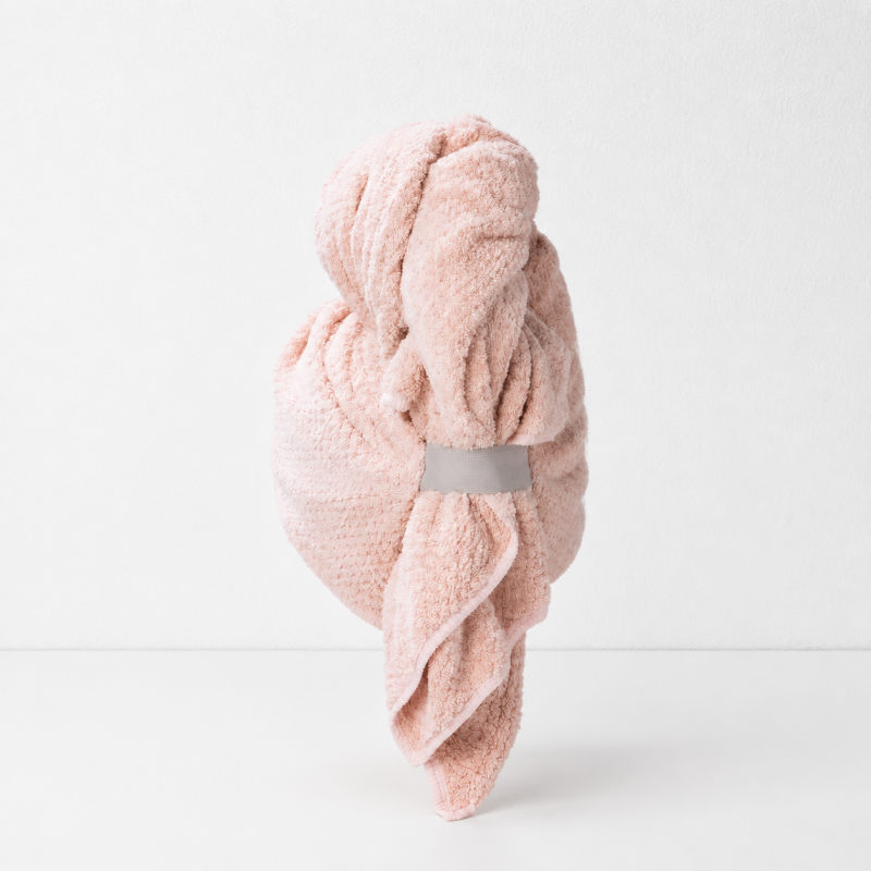 CouldNook Long Hair Drying Towel - Elastic Band and Extended Tail