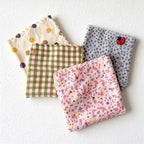 CouldNook Patterned Cleaning Cloth Set - Four Pieces And Wavy Edges