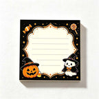 CouldNook Illustrated Halloween Sticky Notes - Ghost Scenes and Decorative Frames