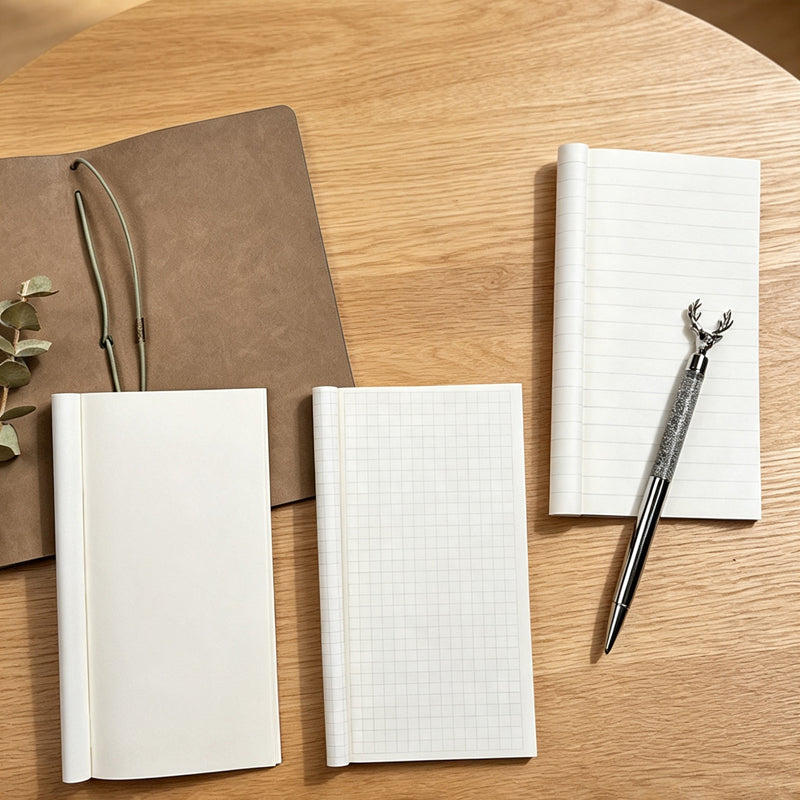 CouldNook 3-in-1 Embossed Floral A6 Notebook‑Vintage Refillable Journal