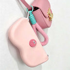 CouldNook Silicone Eyeglass Case - Zip Opening and Textured Wrist Loop