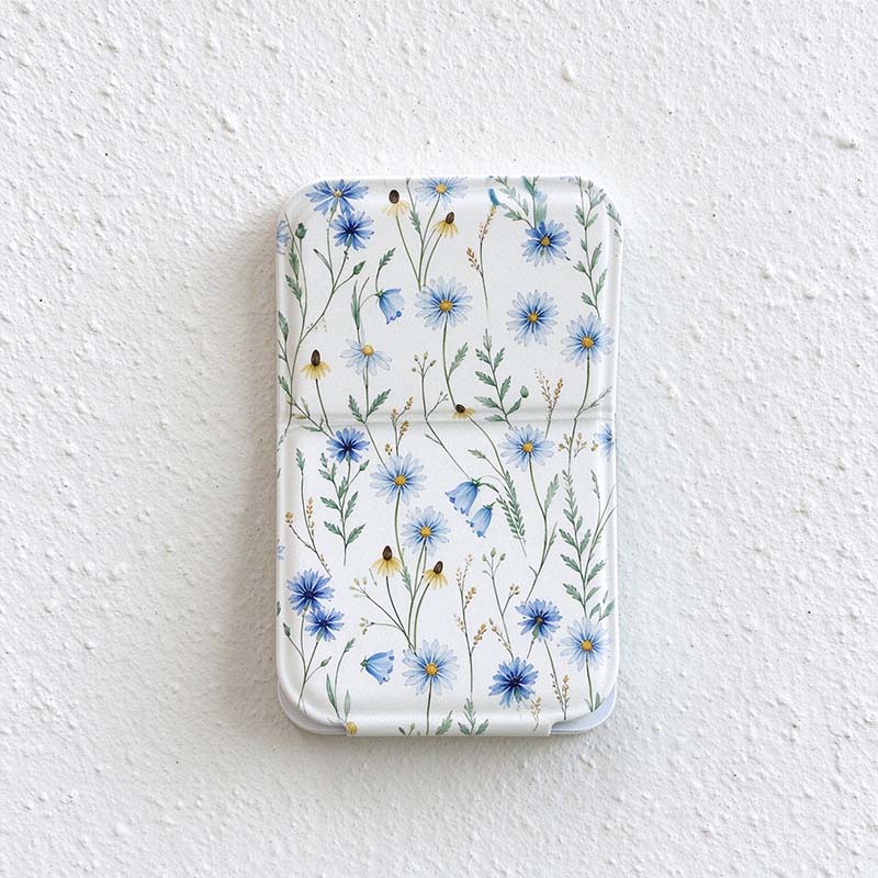 CouldNook Folding Pocket Mirror - Rounded Corners And Fold-Out Support