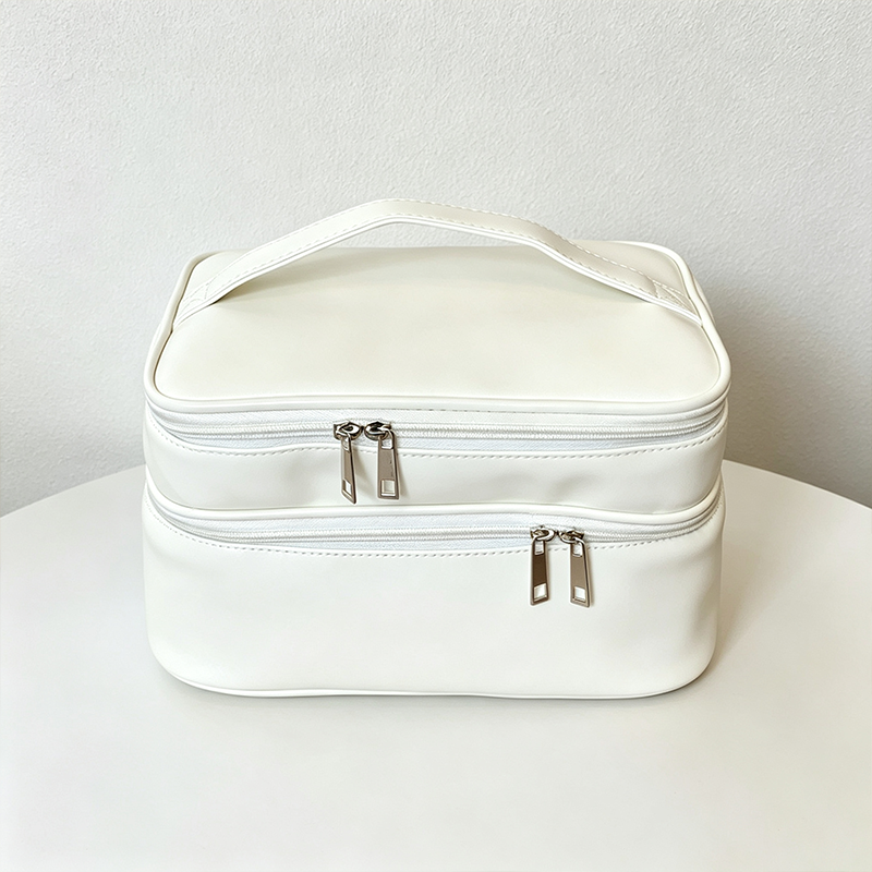 CouldNook Double-Layer Toiletry Bag - Dual-Zipper Carry Design Collection