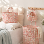 CouldNook Floral Storage Basket - Open Top and Two Sizes