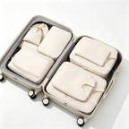 CloudNook Travel Packing Cubes‑6‑Piece Compression Storage Set