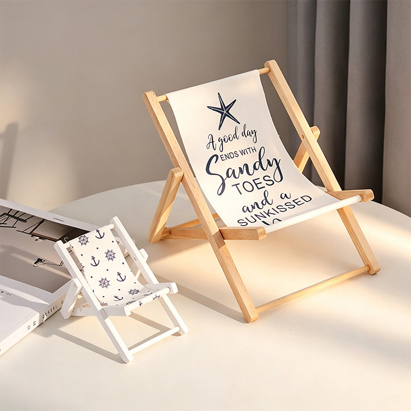 CouldNook Mini Beach Chair Figurine - Home Decor Ornament