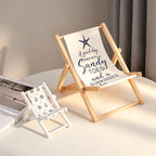 CouldNook Mini Beach Chair Figurine - Home Decor Ornament