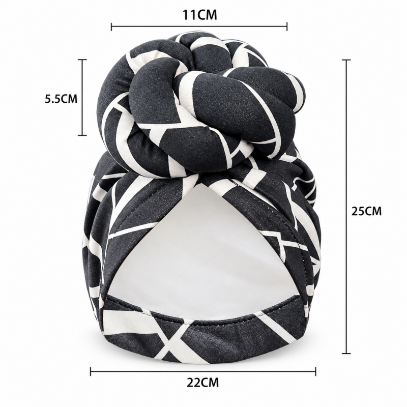 CouldNook Turban Headwrap - Oversized Rosette Knot