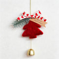 CouldNook Christmas Hanging Ornament - Layered Bow and Bell Detail