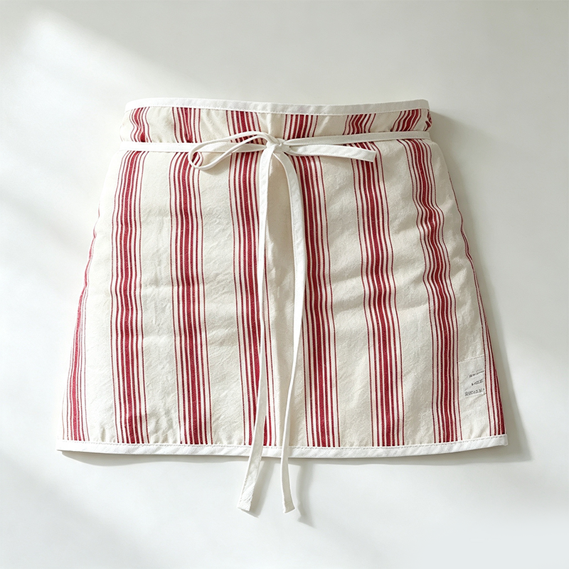 CouldNook Striped Half Apron - Waist Kitchen Accent