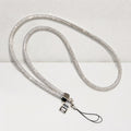 CouldNook Reflective Rhinestone Neck Phone Lanyard - Connector Loop