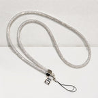 CouldNook Reflective Rhinestone Neck Phone Lanyard - Connector Loop