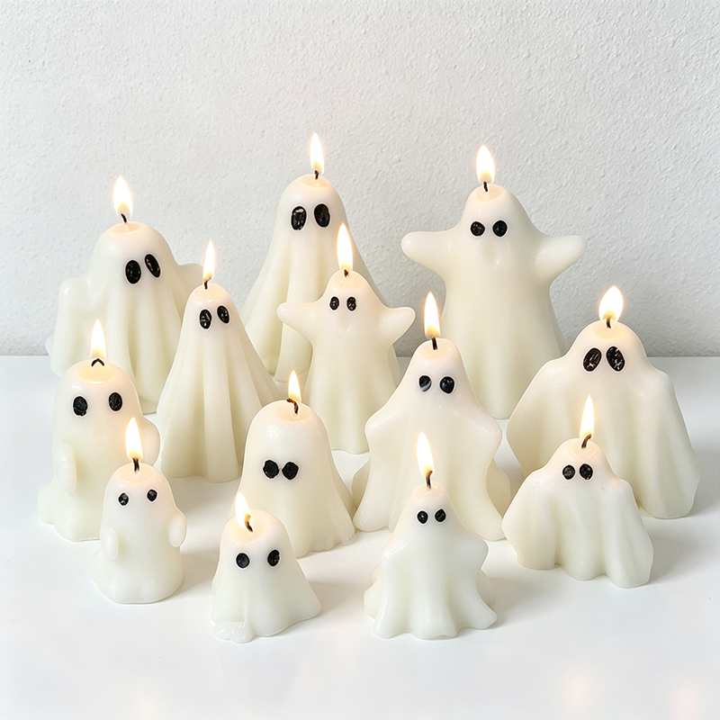 CloudNook Ghost Pumpkin Scented Candle‑Halloween Aroma Candle