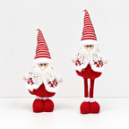 CouldNook Extendable Christmas Character Doll - Striped Hats and Standing Pose