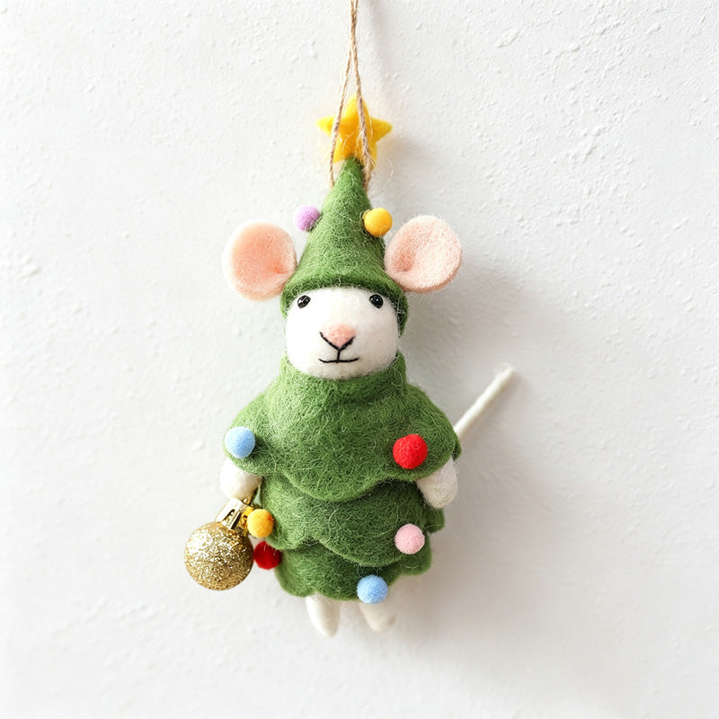 CouldNook Plush Christmas Character Ornament - Soft Sculpted Character