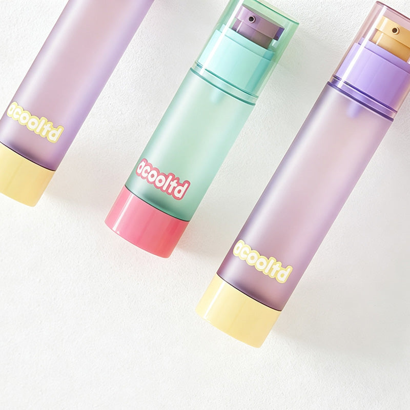 CouldNook Vacuum Travel Lotion Bottle - Refillable Press Container