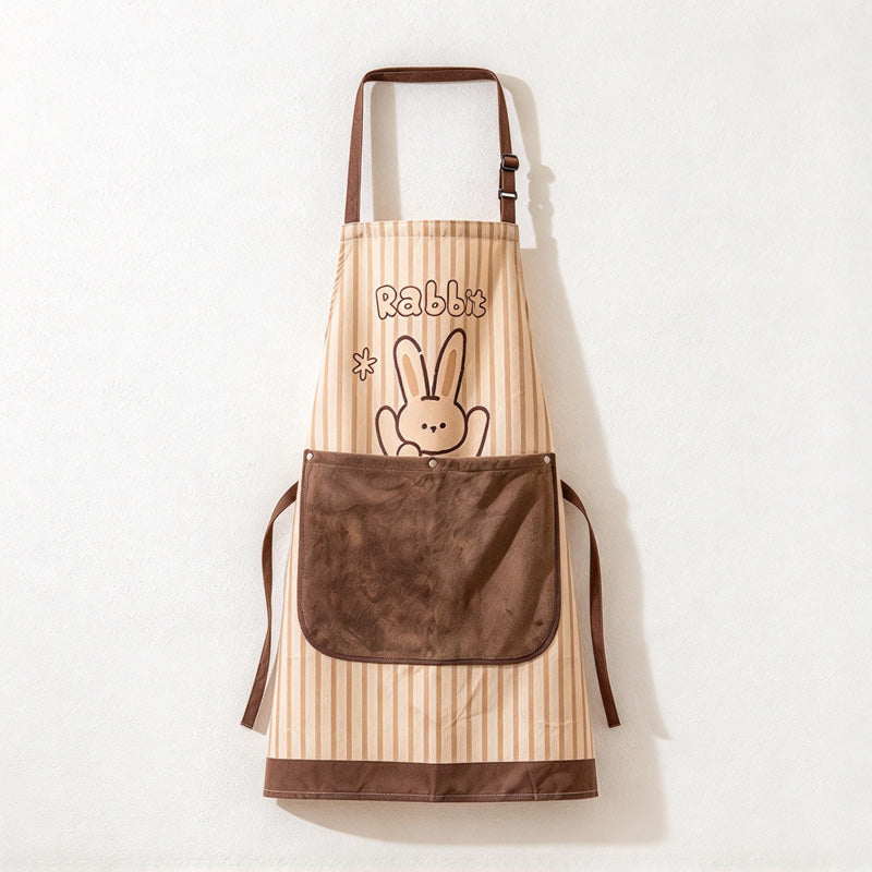 CouldNook Animal Kitchen Apron - Detachable Hand Cloth And Front Pocket